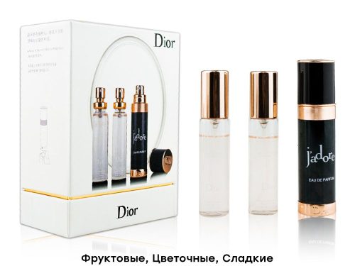 Travel DIOR J'ADORE, Edp, 3 по 20 ml